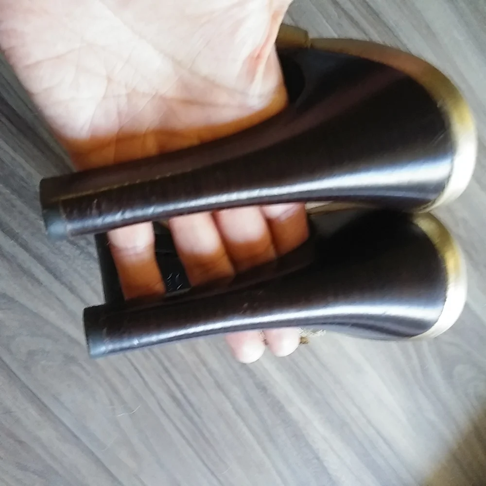 Mk leather heels